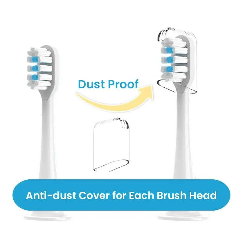 Replacement Toothbrush Heads for XIAOMI MIJIA T301/T302/T501/MES605/MES607/MES608 Electric Toothbrush Bristles Nozzles,4/8/16pcs