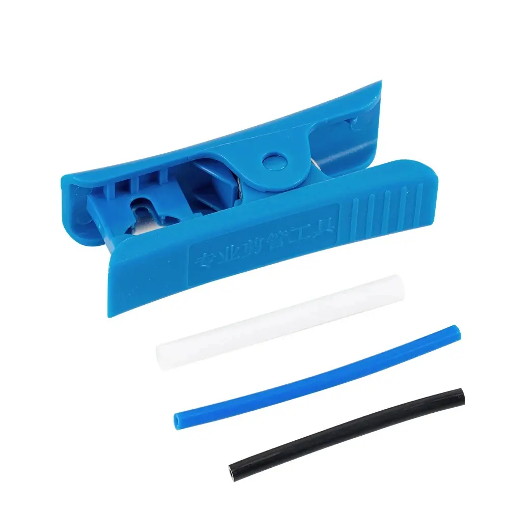 1M 2M White PTFE Tube Pipe Bowden Extruder 1.75mm ID2mm OD4mm Blue White With Cutter Filament for Ender 3 3D Printer Parts