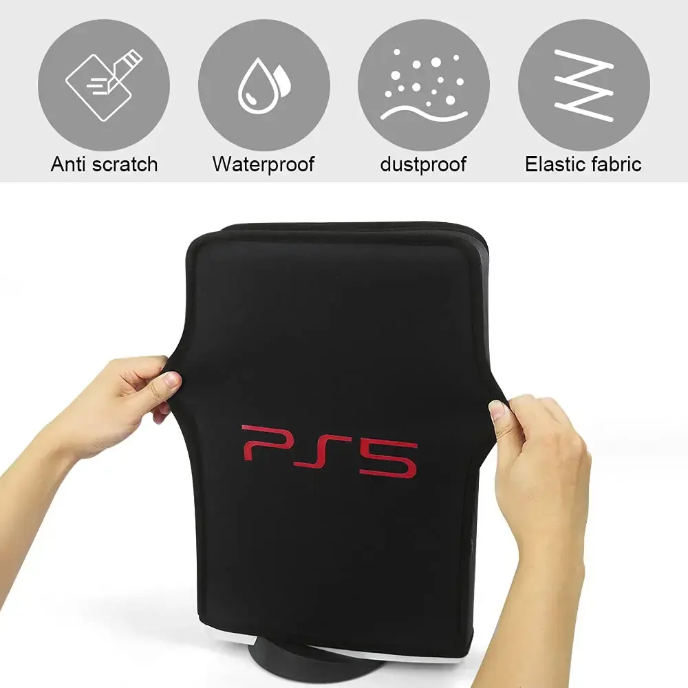 Dust Cover For Playstation 5 Game Console Scratch-proof Shell Washable Protective Case For PS5 Digital&Disc Edition Accessories