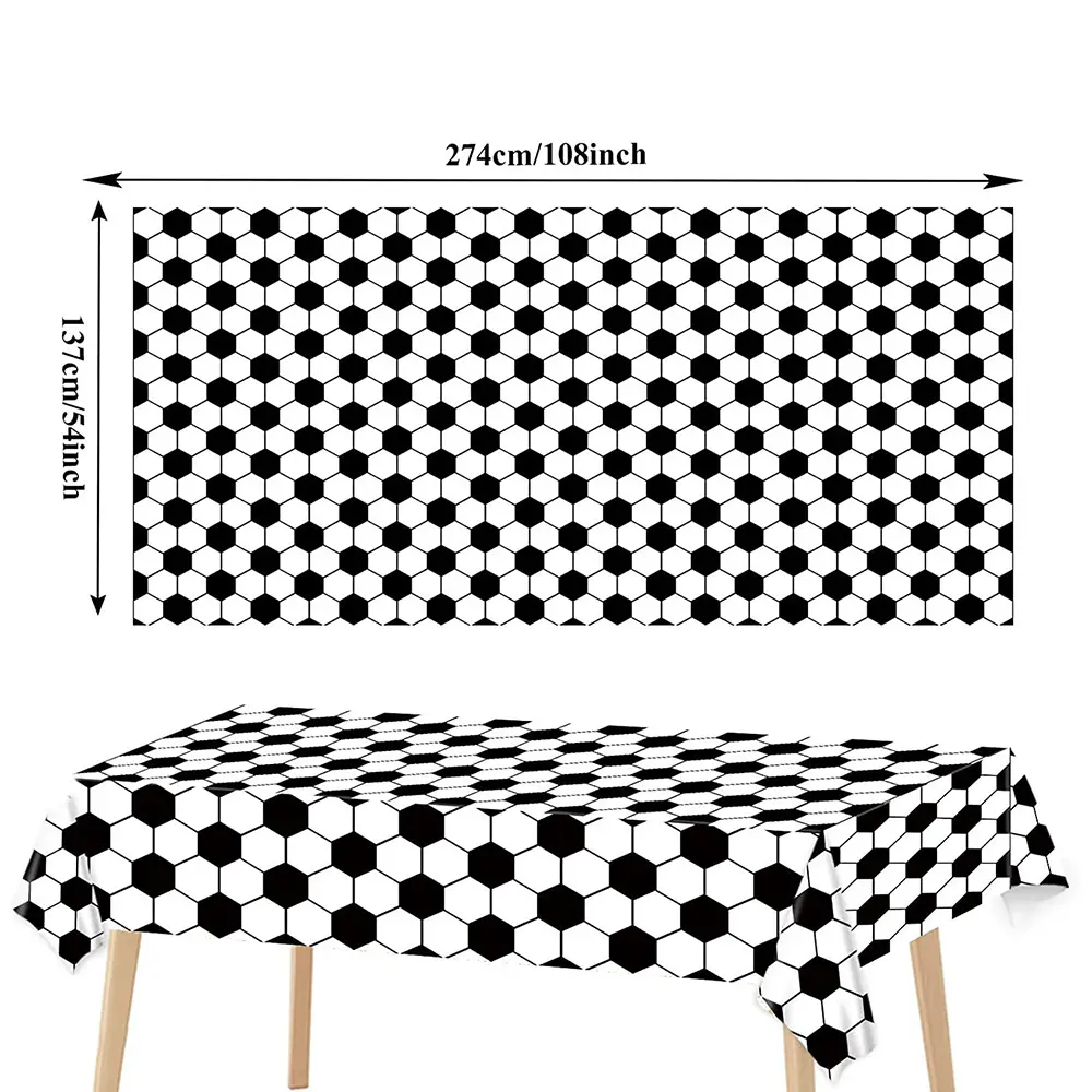 Football party tablecloth table cover soccer party tablecloth balloon decor boys Football birthday party balloon set decoration