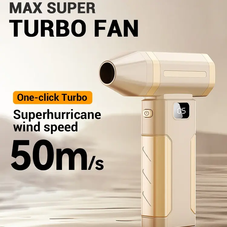 Air Blower 450000RPM Mini Turbo Jet Fan High Speed Turbo Violent Fan Brushless Motor Handheld Duct Fan PC Cleaning Tool