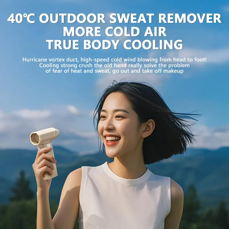 Air Blower 450000RPM Mini Turbo Jet Fan High Speed Turbo Violent Fan Brushless Motor Handheld Duct Fan PC Cleaning Tool