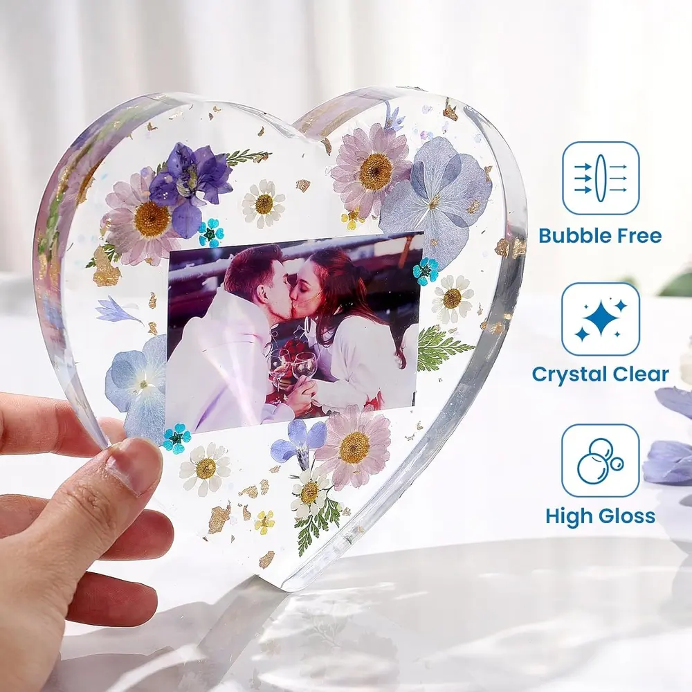 2 Gallon Crystal Clear Epoxy Resin Kit Bubble Free with Pumps Art Craft DIY Projects Casting and Preservation