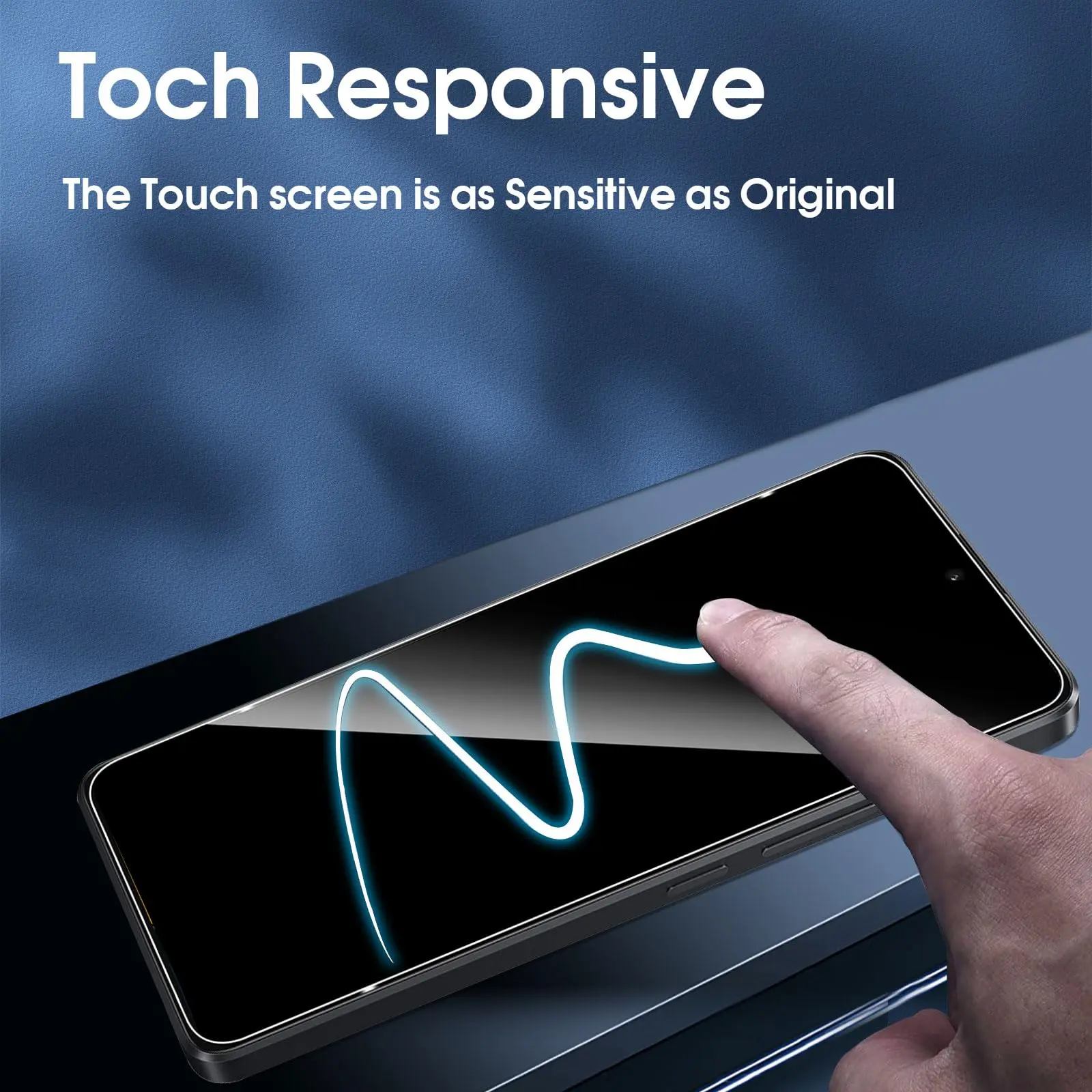 Screen Protector For POCO X6 XIAOMI Tempered Glass High Aluminum 9H HD Clear Transparent Case Friendly