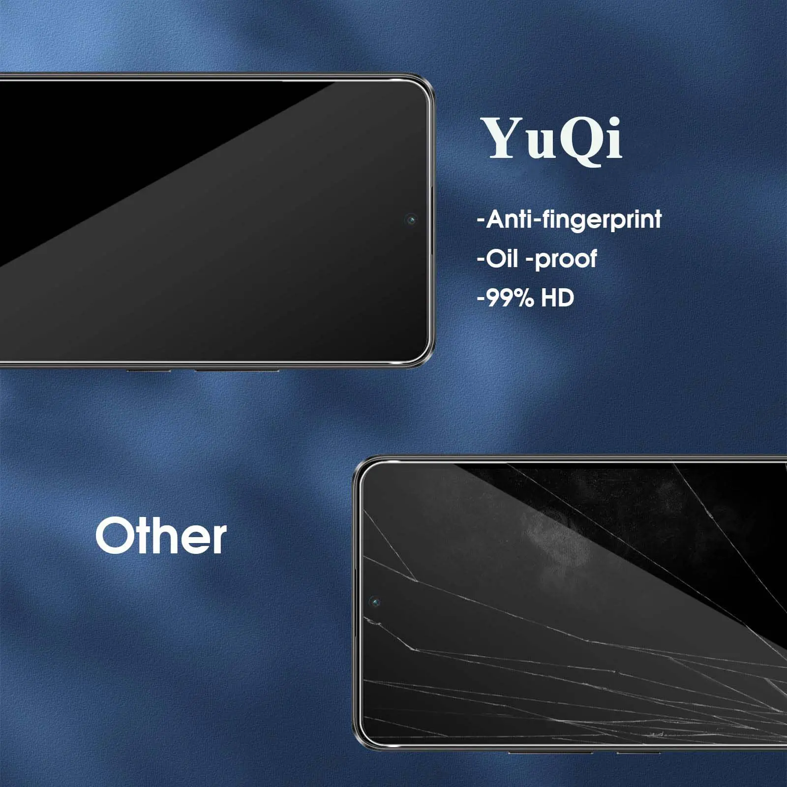 Screen Protector For POCO X6 XIAOMI Tempered Glass High Aluminum 9H HD Clear Transparent Case Friendly