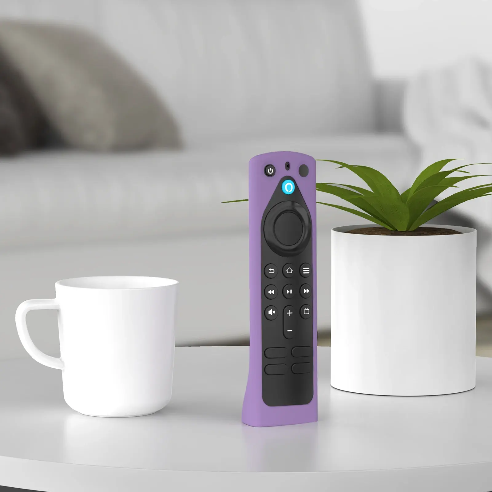 Standing Design Silicone Remote Control Cover Case for Fire TV Stick/Cube Alexa Voice Remote L5B83H L5B83G P4C6EN H69A73 E4GE9R