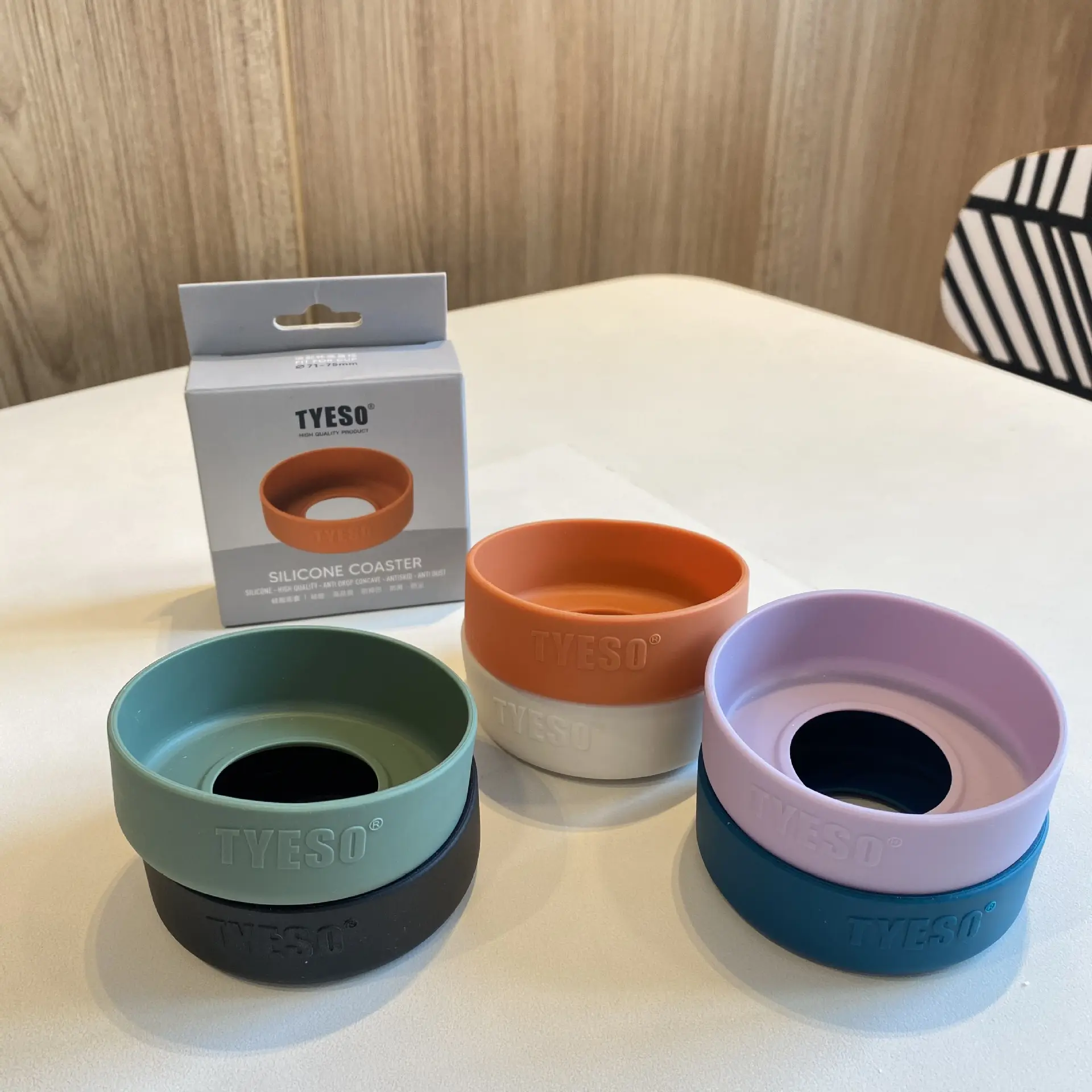 1Pcs Universal Silicone Anti Slip Bottom Cover for Tyeso Water Bottle Bottom Sleeve Cover Water Bottle 71mm to 77mm Diameter