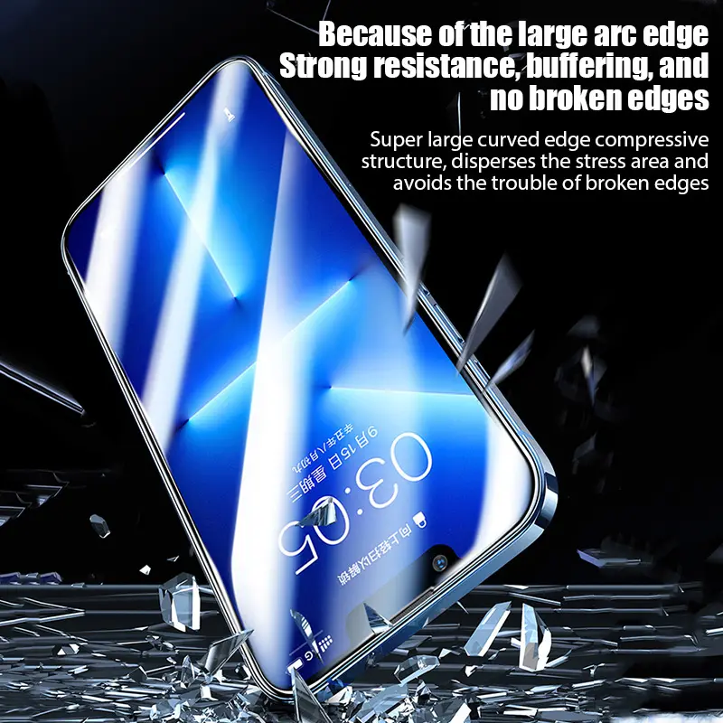 4PCS Oleophobic Coating Dust Free Easy Installation Screen Protector For iPhone 16 14 11 13 12 15 Pro Max 15 16 Plus Glass