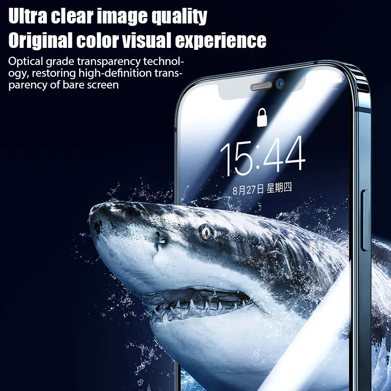 4PCS Oleophobic Coating Dust Free Easy Installation Screen Protector For iPhone 16 14 11 13 12 15 Pro Max 15 16 Plus Glass