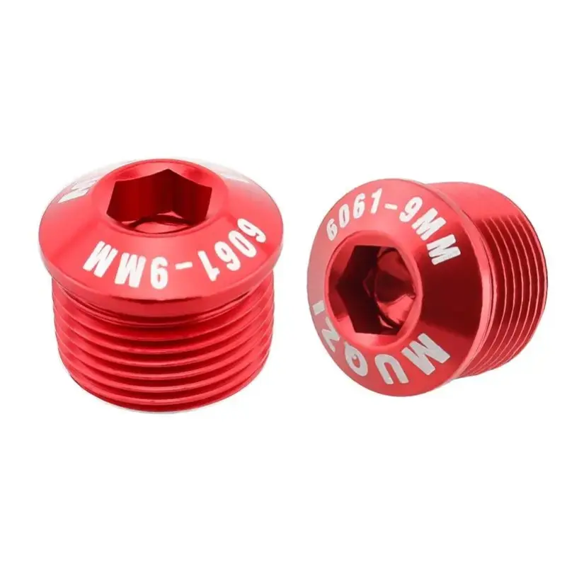 2PCS Bicycle Pedal Cover M14 MTB Road Bike Pedal Dust Screw Aluminum Alloy Pedal Bolt Cycling Parts