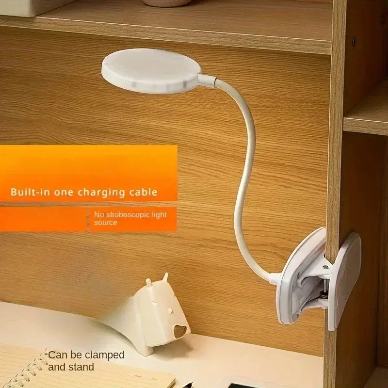 The adjustable book light can also be used as a night reading light to effectively protect the eyes. It also has a USB plug