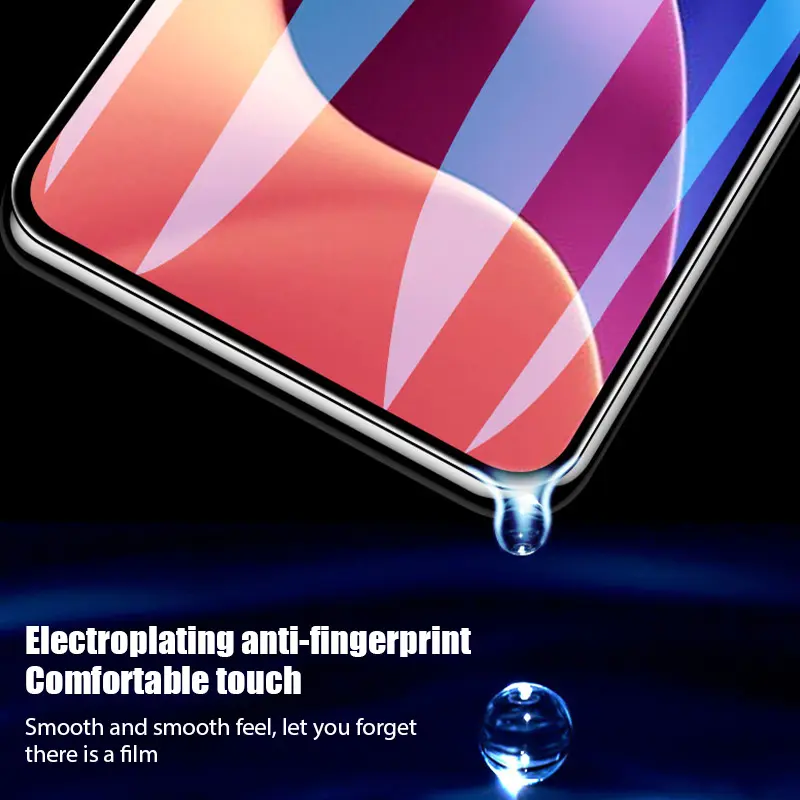 4PCS Full Cover Protective Glass For Xiaomi Poco X7 X6 M6 Pro Screen Protector For Poco F7 F6 Pro F6 M6 X6 Glass