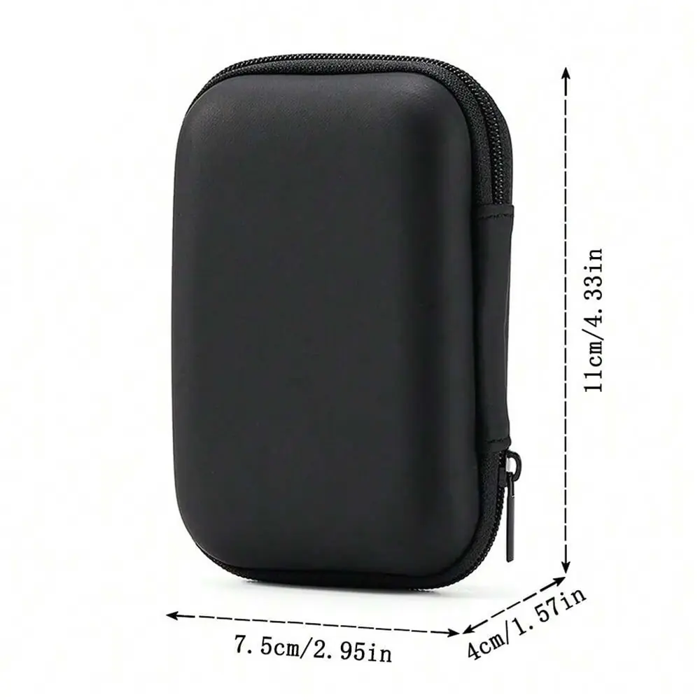EVA Travel Protective Case, Multifunctional Large Capacity Waterproof Storage Bag, Data Cable Storage Bag-ll