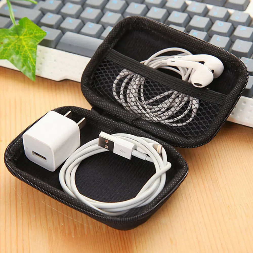 EVA Travel Protective Case, Multifunctional Large Capacity Waterproof Storage Bag, Data Cable Storage Bag-ll