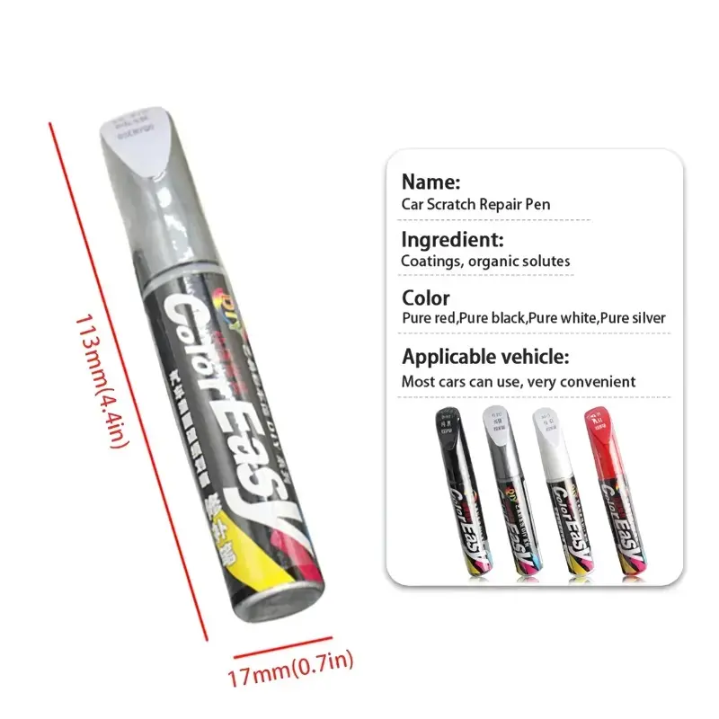 Car touch-up pen, scratch touch-up pen, waterproof touch-up pen, car paint touch-up pen, paint care touch-up pen