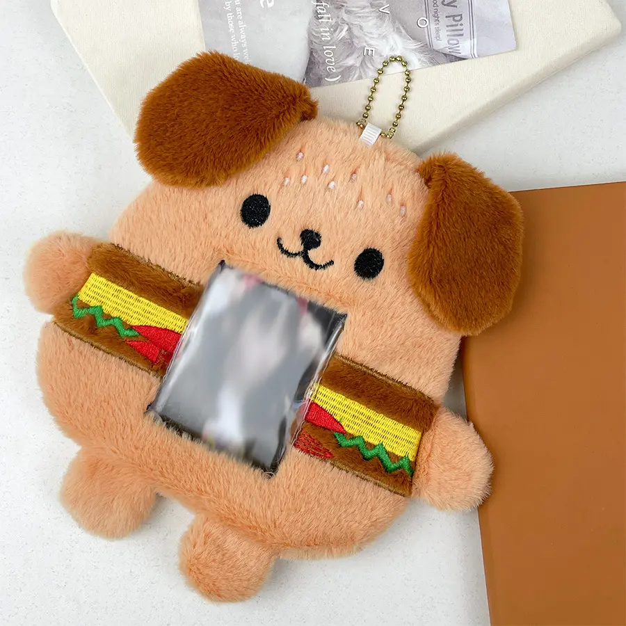 1pcs Plush Photocard Holder, Soft Plush Photocard Holder Cover Protective Case Card Sleeve