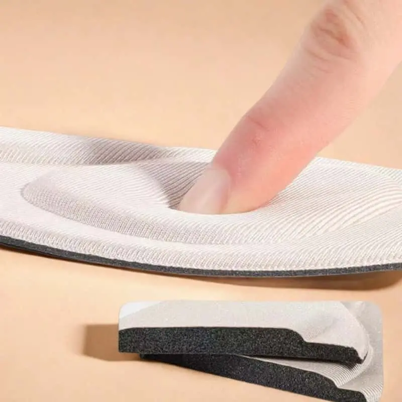 2 pairs of anti-fall off magic device insole beige non-slip anti-friction heel protector for pointed high heels