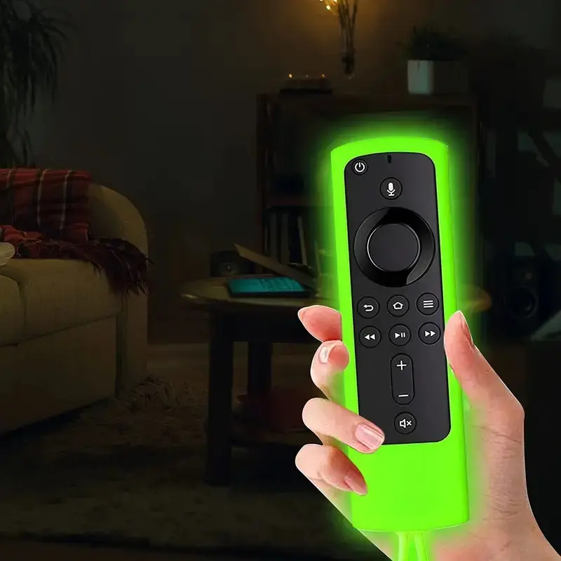 1pc Luminous Silicone Remote Control Cover Protective Cover Durable Non Slip Fully Wrapped Anti Fall Remote Control Accessories