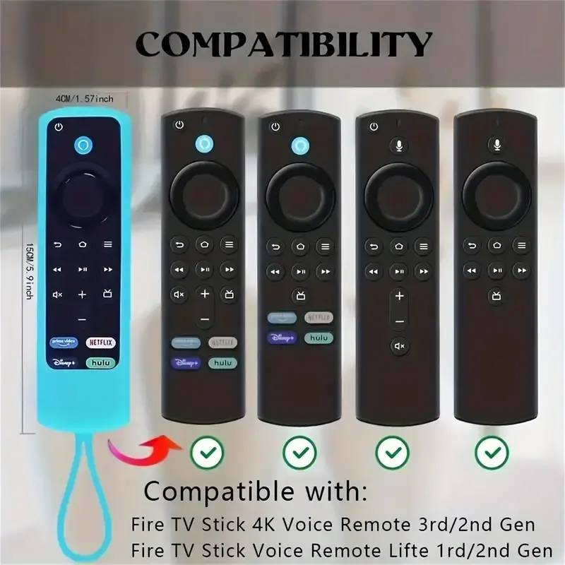 1pc Luminous Silicone Remote Control Cover Protective Cover Durable Non Slip Fully Wrapped Anti Fall Remote Control Accessories