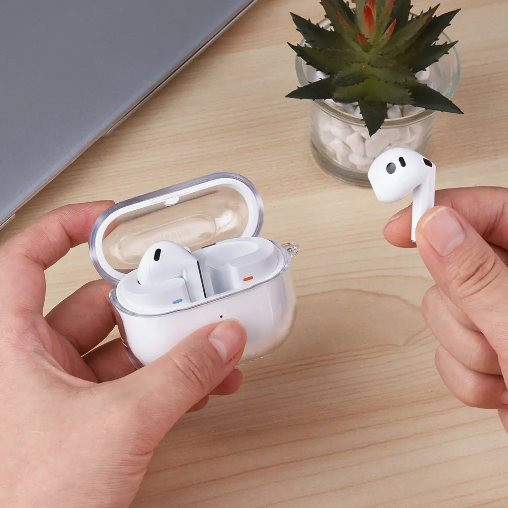 Transparent TPU Clear Earphone Case For Samsung Galaxy Buds 3 Pro Protective Shell Cover Headphone Accessory Shockproof