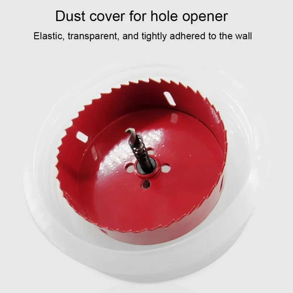 155mm Electric Hammer Drill Dust Cover Dust Collector Hole Opener Max 125mm Dustproof Hole Saw Drill Bit Hand Tool Accessory