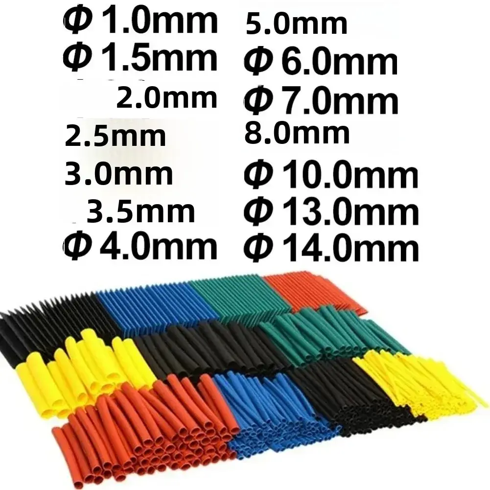 Heat Shrinkable Tube Kit Wire Repair Shrink Wrapping Cable Wire Cover Protection Sleeve Electrical Connect Insulation Protecter
