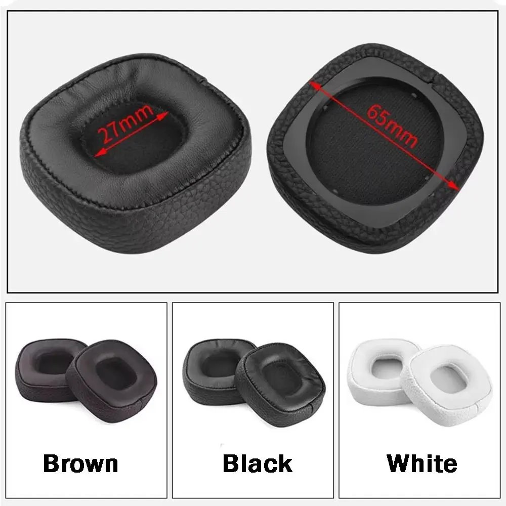 Major 3 Protein Leather Replacement Ear Pads Cushions for Marshall Major III Headphones, Headset Earpads Headband Repair Parts