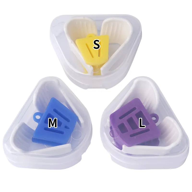 Dental Occlusal Pad Silicone Mouth Props With Tongue Guard Bite Pads Blocks Autoclavable Dentist Oral Retractor Dentistry Tools