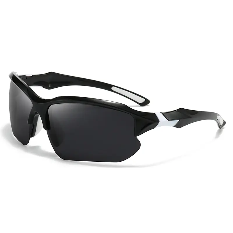 New Sports Half Frame Polarized Sunglasses For Men's Cycling And Running Sunglasses, Lightweight Eye Protection Glasses 3247