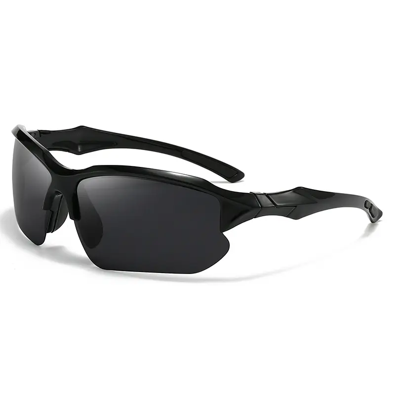 New Sports Half Frame Polarized Sunglasses For Men's Cycling And Running Sunglasses, Lightweight Eye Protection Glasses 3247