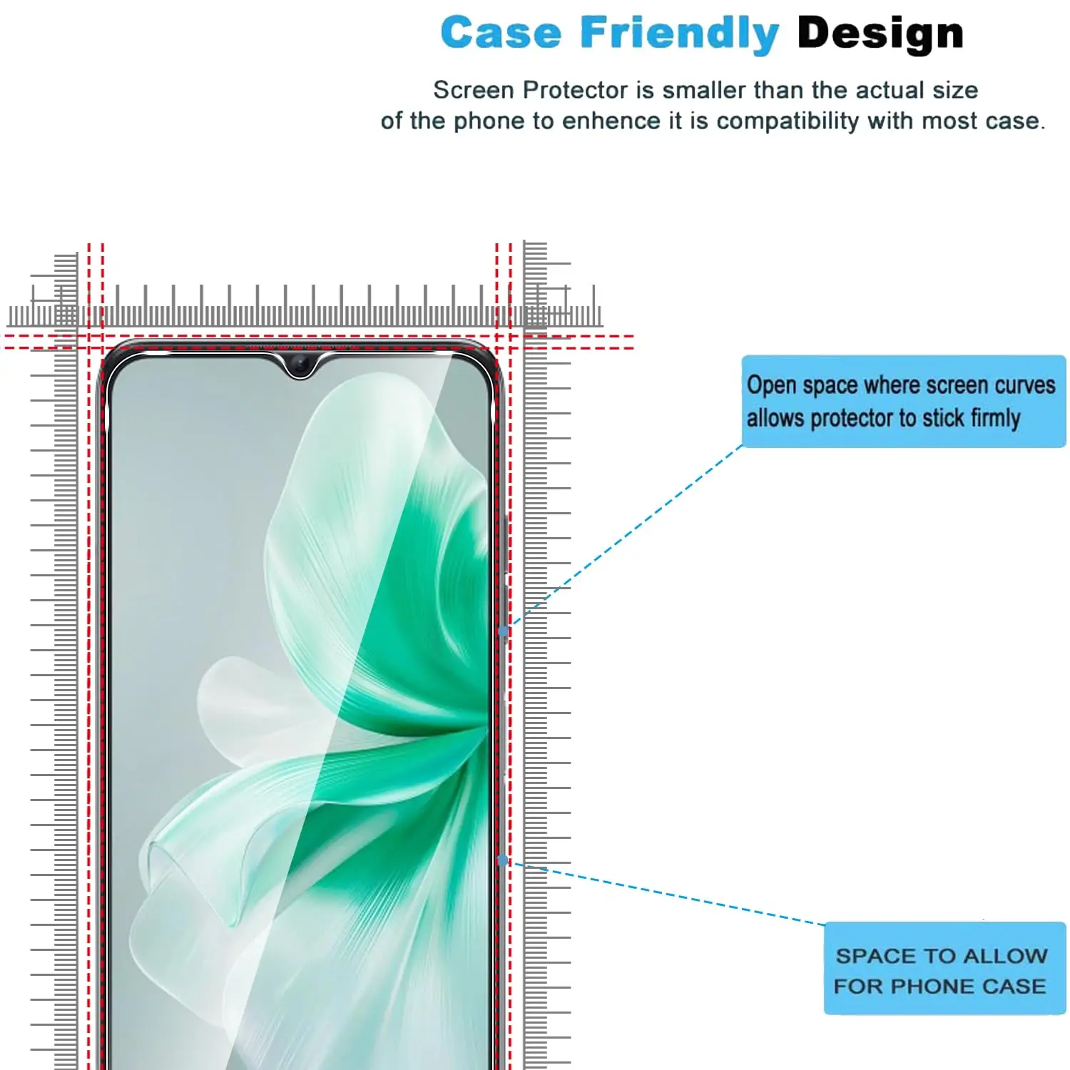 Screen Protector For Oukitel C38 Tempered Glass HD Crystal High Aluminum 9H Case Friendly Anti Scratch