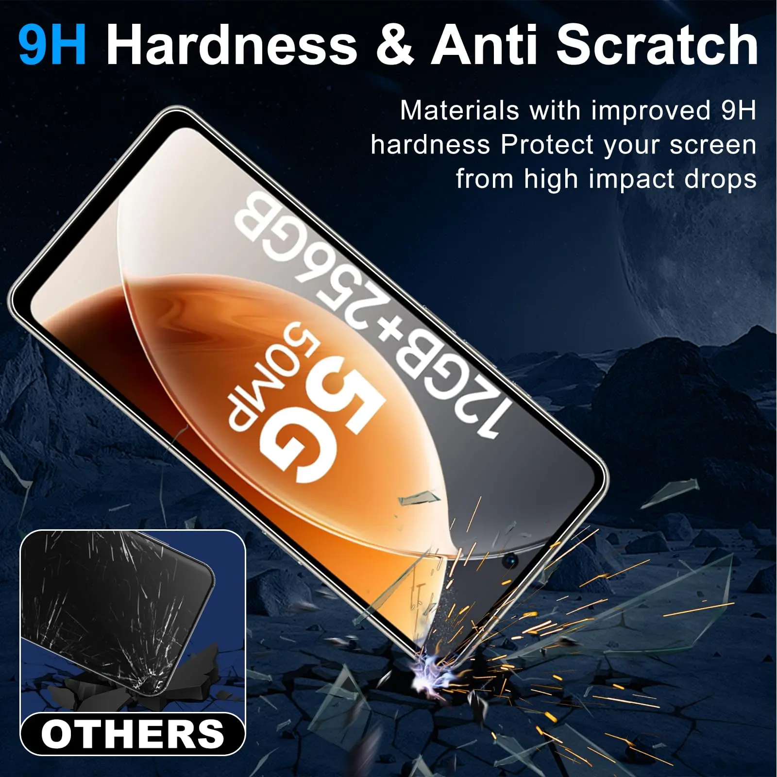Screen Protector For Ulefone Note 18 Ultra, Tempered Glass HD Crystal  9H Anti Scratch Case Friendly High Aluminum