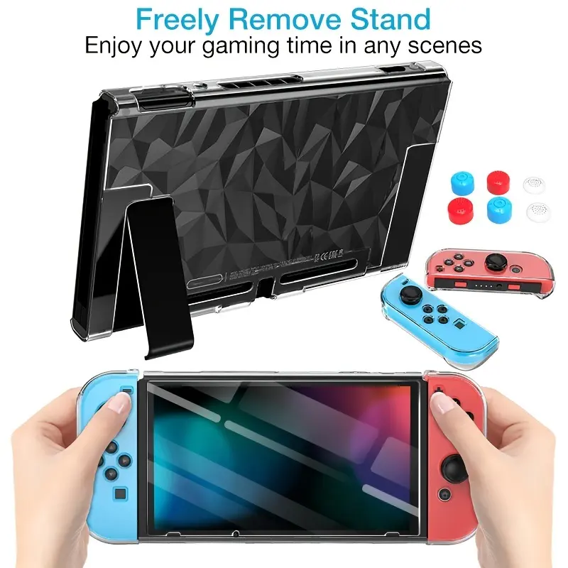 Switch Case For Nintendo, Clear Protective Case Cover For Nintendo Switch And JoyCon Controller