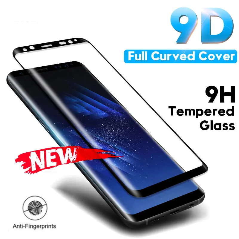 4PCS Curved Tempered Glass for Samsung S23 Ultra S22 S21 S20 S10 S9 S8 Plus Screen Protector for Samsung Note 20 Ultra 10 Plus 9