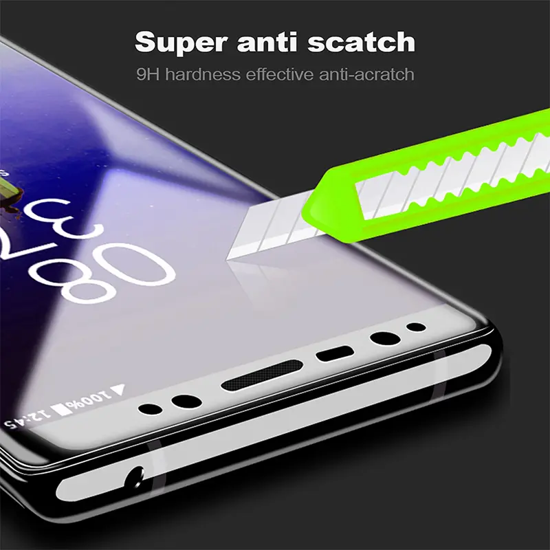 4PCS Curved Tempered Glass for Samsung S23 Ultra S22 S21 S20 S10 S9 S8 Plus Screen Protector for Samsung Note 20 Ultra 10 Plus 9