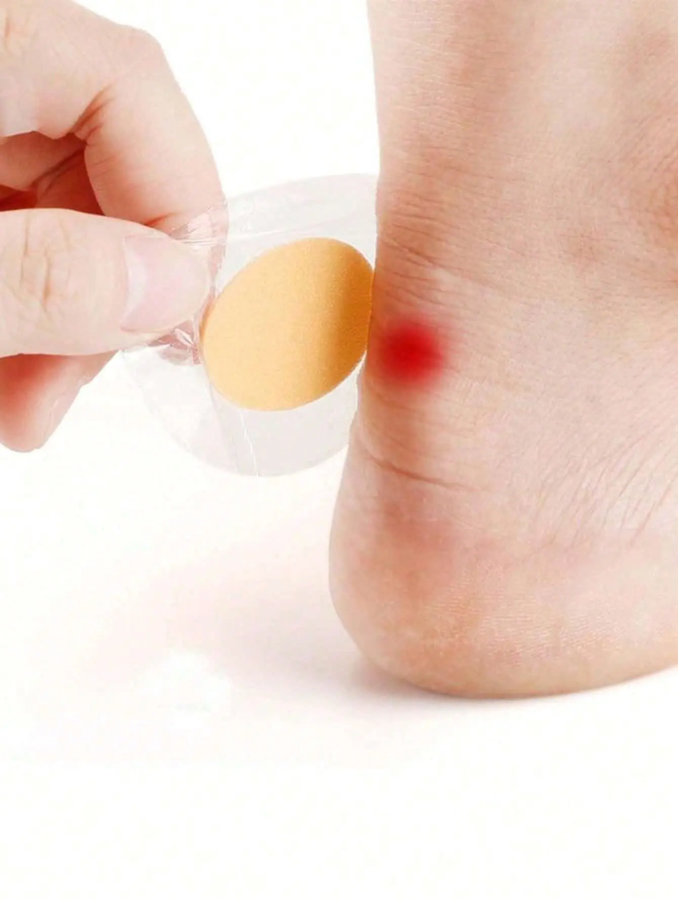 20pcs Gel Grip Heel Protector Adhesive Foot Patches Blister Pads Heel Liner Shoes Stickers Pain Relief Plaster Foot Care Cushion