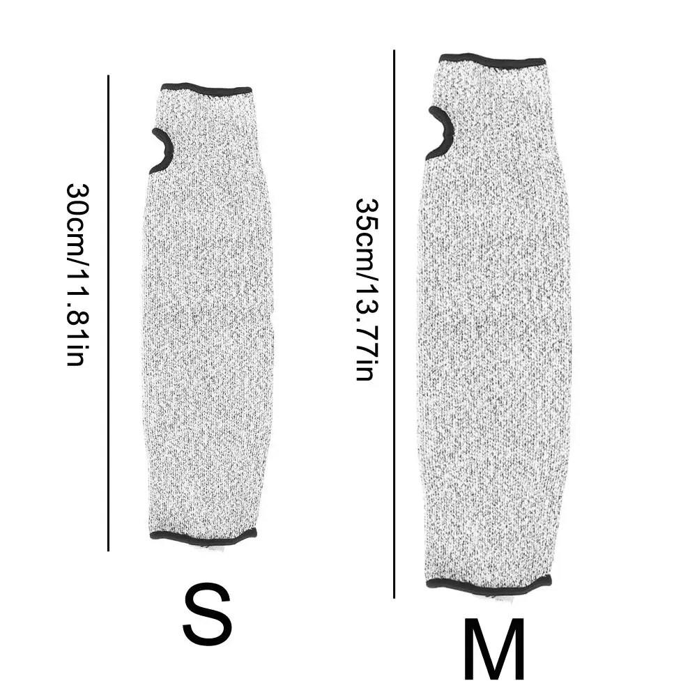 Level 5 Safety Sleeves Anti Cut Arm Puncture Gloves Cutting Resistant Bracers Protector Household Breathable Arm Guard Gloves