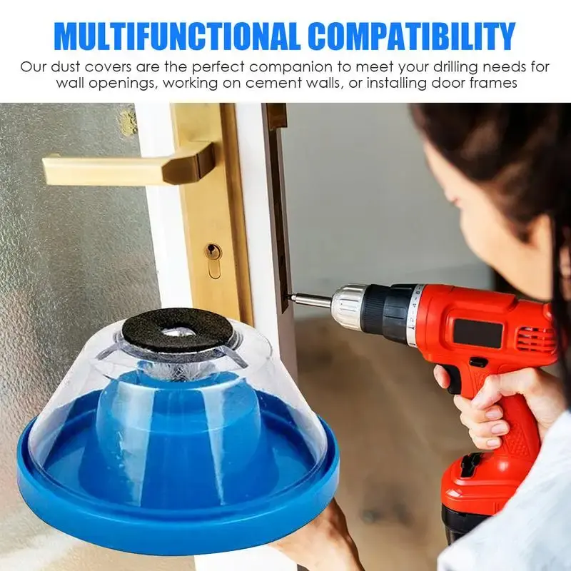 Electric Drill Dust Cover Drilling Holes Dust Catcher User-friendly Electric Hammer Dust Cover Wear-resistant Dustproof Drilling