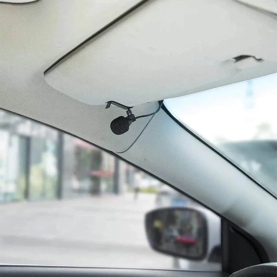 Adhesive Car Microphone Car Bluetooth Call External GPS Navigator Car Microphone Port