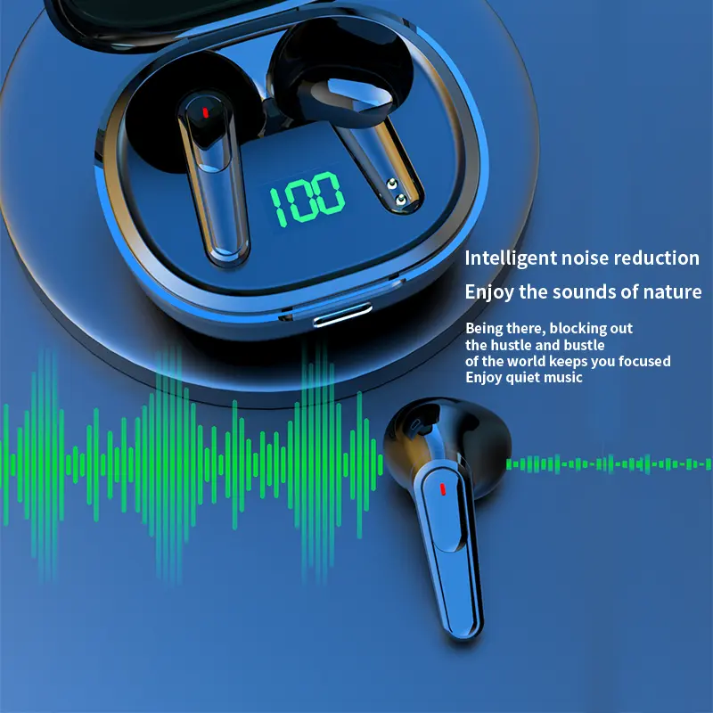Pro 50 Bluetooth Earphones With True Wireless TWS Earplug Style Noise Reduction For Gaming And Esports Bluetooth Earphones Pro 5