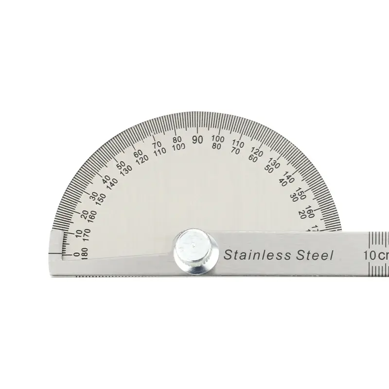 Goniometer Stainless Steel Protractor Metal Ruler Multi Angle Measuring Ruler Carpentry Tool Angle Meter Angle Finder Goniometro