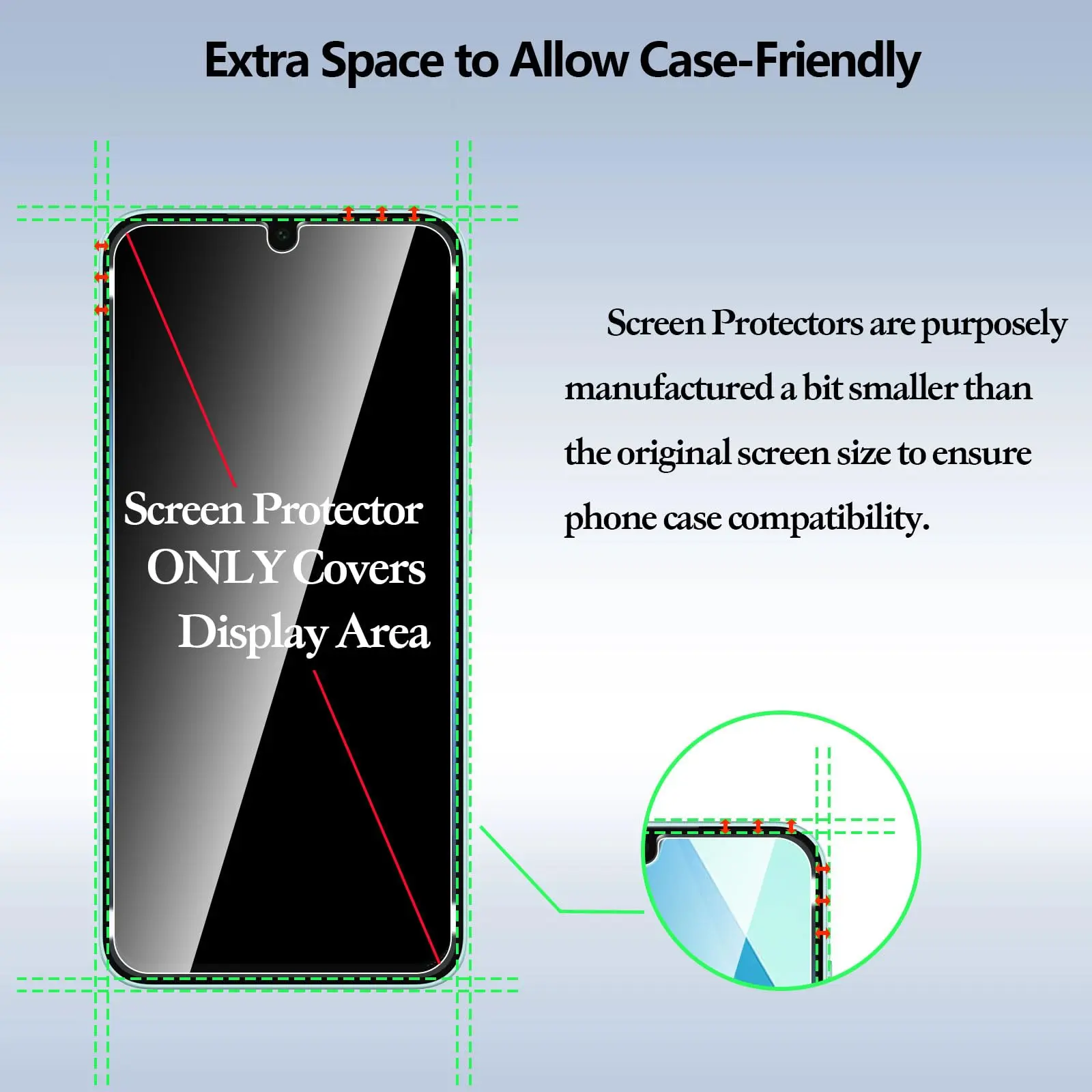 Screen Protector for Galaxy A16 4G 5G 6.7 inch Samsung A+ Tempered Glass Crystal HD 9H Transparent Anti Scratch Case Friendly