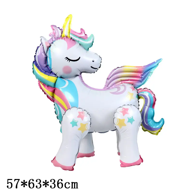 Unicorn Party Banner Garland standing Unicorn Balloon Kids girls Birthday Decoration Banner Baby Shower Unicorn party decoration