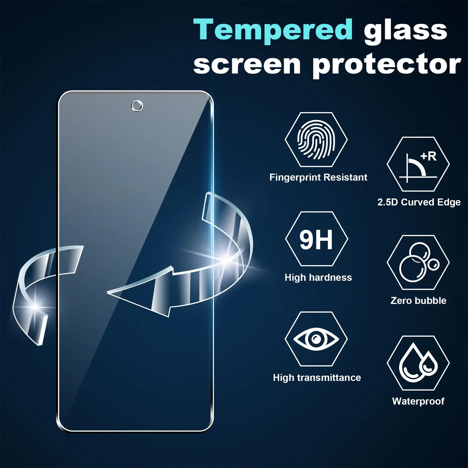 Screen Protector For OPPO A80 A3x A3 Pro 6.67 inch Tempered Glass HD Crystal Mica 9H Anti Scratch Case Friendly Clear