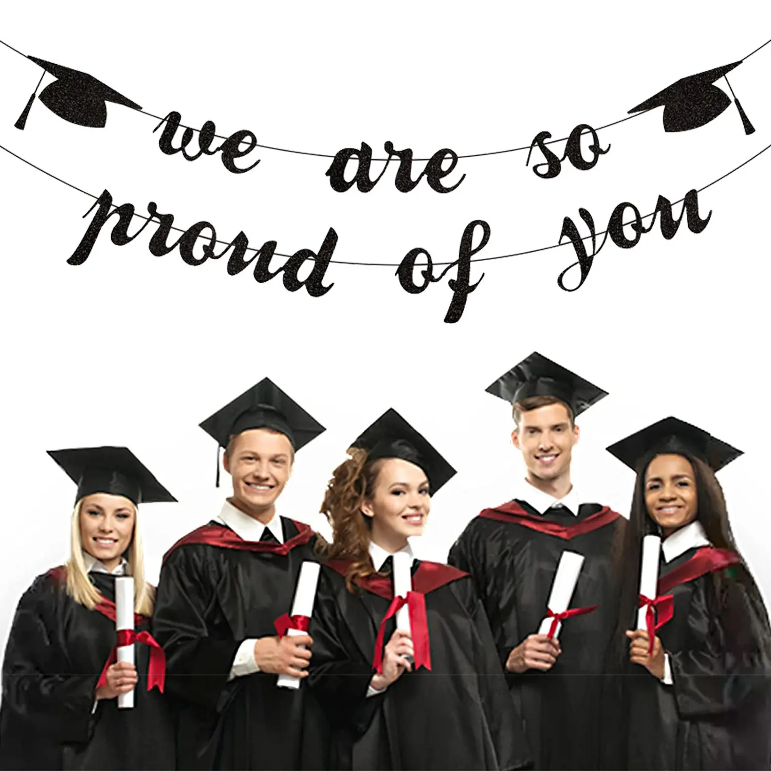 2025 Congrats Grad Party plate cup napkin Banner decoration Congrats Graduation Party Garland Tablecloth plate cup napkin decor