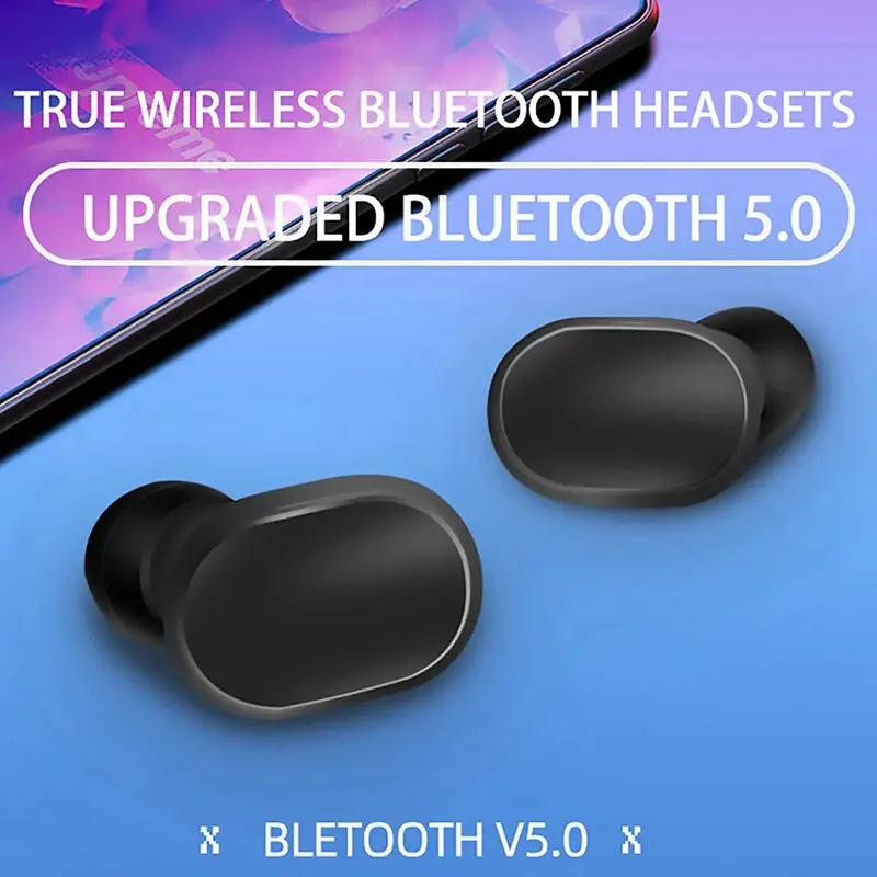 A6S TWS Wireless Bluetooth Headset Waterproof Noise Cancelling In Ear Earbuds with Mic Wireless Headphones Bluetooth Earphones