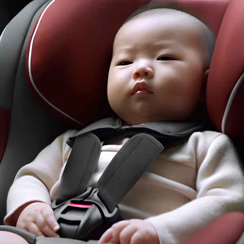 Universal Baby Stroller Accessories Set Shoulder Harness Cover  Crotch Seat Belt Protector Soft Cotton Strap Pads for Safety