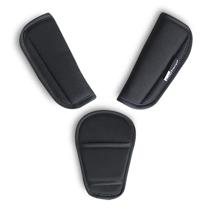 Universal Baby Stroller Accessories Set Shoulder Harness Cover  Crotch Seat Belt Protector Soft Cotton Strap Pads for Safety