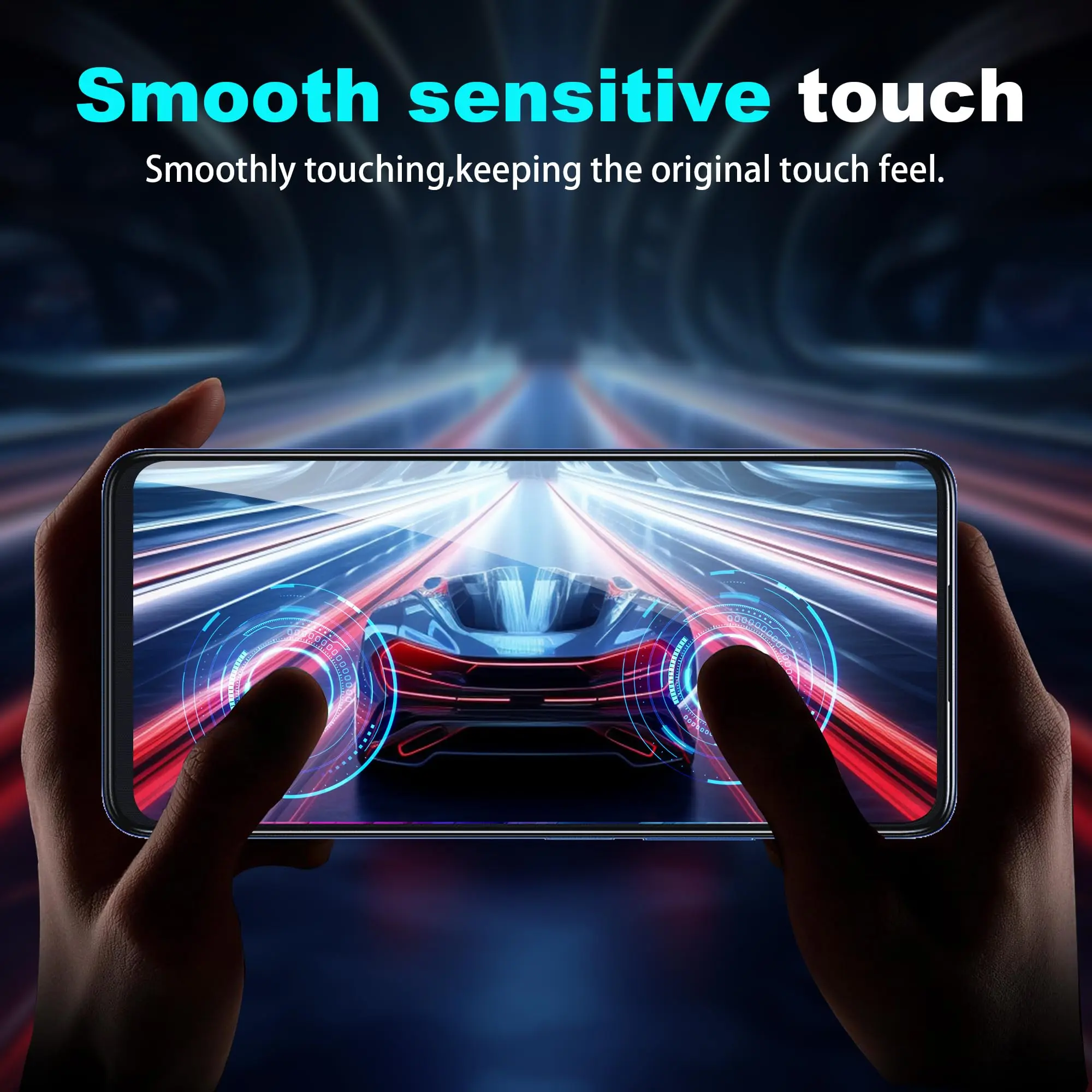 Screen Protector For TCL 505 4G 6.75 inch Tempered Glass HD Crystal Mica 9H Anti Scratch Case Friendly Clear