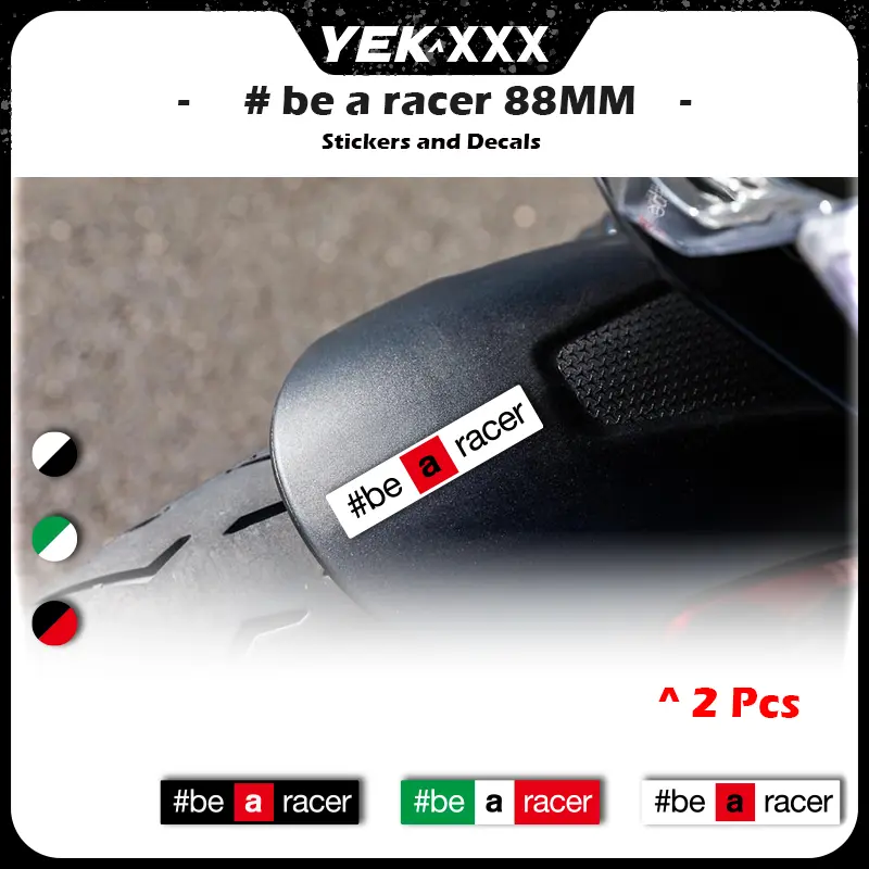 For Aprilia RS 660 RS457 Tuono V4 RSV4 Motorcycle Front Fender Racing Decal Sticker 88mm 2pcs Italian Three Color
